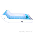 Jouets de piscine en PVC d'été personnalisés flottants bleus gonflables